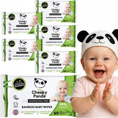 The Cheeky Panda Bambsé vlhčené obrúsky pre deti 60 ks