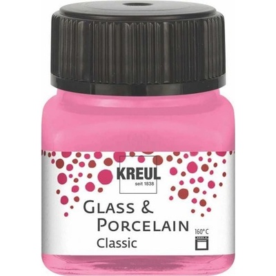 Kreul Barva na sklo a porcelán classic 20 ml RŮŽOVÁ – Zboží Dáma