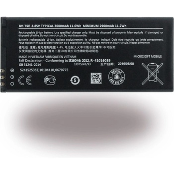 Nokia Батерия за Nokia Lumia 950 / 950DS, BV-T5E, оригинална, 3000 mAh (117858)