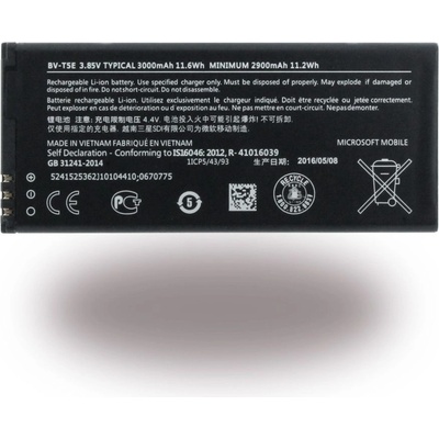 Nokia Батерия за Nokia Lumia 950 / 950DS, BV-T5E, оригинална, 3000 mAh (117858)