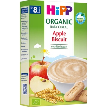 Hipp Био безмлечна инстантна каша ябълки и бисквити 8м+ 250 г