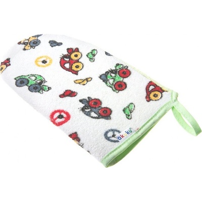 Akuku froté žínka pre chlapcov autíčka