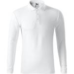 MALFINI Malfini pique polo ls 221 / Мъжка поло риза с дълъг ръкав - бяла l (2210015)
