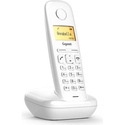 Gigaset Безжичен DECT телефон Gigaset A170 - Бял (B1015150_1)