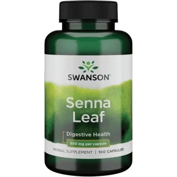 Swanson Senna Leaf, 500 mg, 100 капсули, Swanson (SW986)
