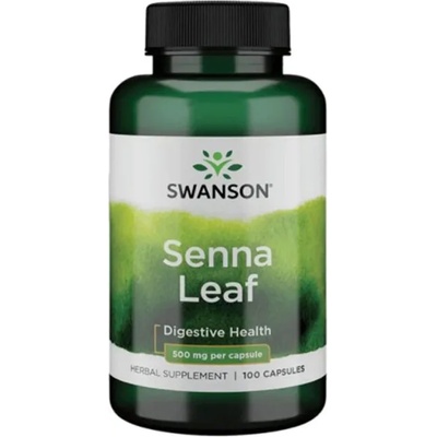 Swanson Senna Leaf, 500 mg, 100 капсули, Swanson (SW986)