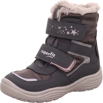 Superfit dívčí zimní boty Crystal GTX 1-009098-2000 šedá