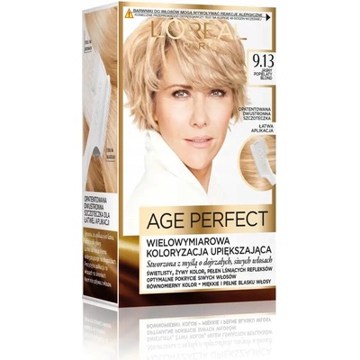LOreal Paris Age Perfect, Barva na vlasy 9.13 Světlá popelavá blond, 180 ml