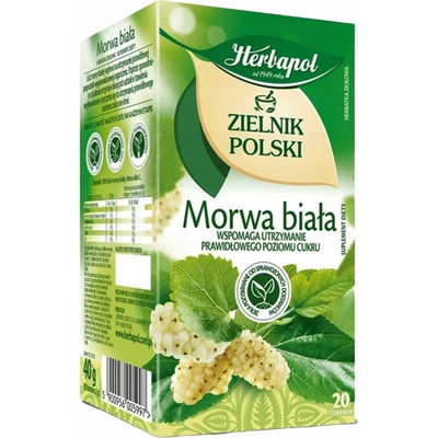 Herbapol Moruša Biela Bylinkový čaj 20 vrecúšok