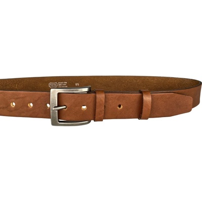 Penny Belts pánský kožený opasek EXKLUZIV 501-R42 světle hnědý