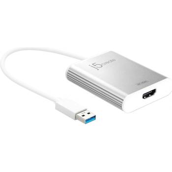 j5create Адаптер j5create - JUA354, USB-A/HDMI, бял (JUA354)
