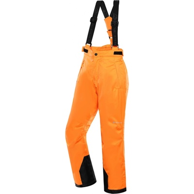 Alpine Pro Edeso Detské lyžiarske nohavice s Ptx membránou KPAD361 neón pomaranč