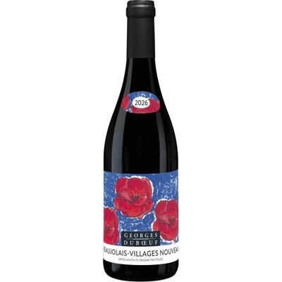Georges Duboeuf Beaujolais Nouveau Villages suché červené 2026 13% 0,75 l (čistá fľaša)