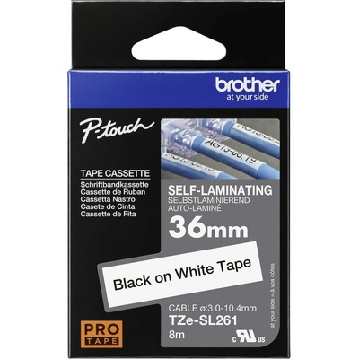 Brother TZESL261 Farba pásky: biela Farba písma: čierna 36 mm 8 m
