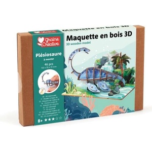 Graine Créative Graine creative Дървен 3d модел Плезиозавър (651055)