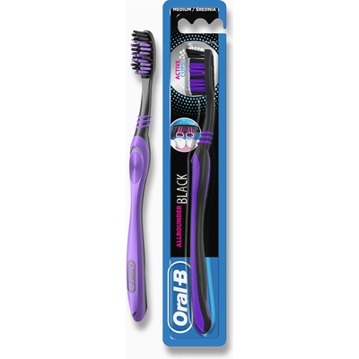 Oral-B Allrounder Black Zubní kartáček medium