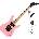 Jackson JS Series Dinky Minion JS1XM MN Basic SET Bubble Gum Pink Електрическа китара