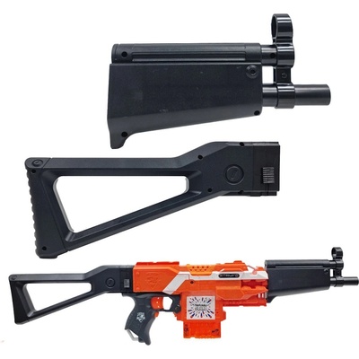 Nerf Export MP5 černá sada pro úpravu Stryfe- hlaveň a pažba