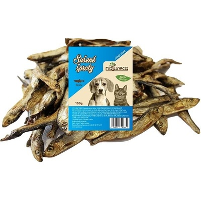 NATURECA Šproty sušené 6 8c nemôže uložiť 150 g