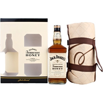 Jack Daniel's Honey 35% 0,7 l (dárkové balení party deka)