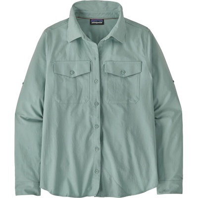 Patagonia Дамска риза с копчета Patagonia Women's L/S Self Guided Sun Shirt - Thermal Blue (133-1104-0213)