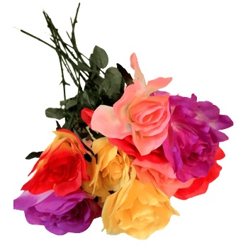 Image 1 of Quanzhou Yixin Commerce & Trade Co. , Ltd Изкуствена роза разцъфнала МН199