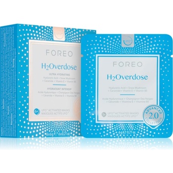 FOREO UFO H2Overdose хидратираща маска за лице 6 бр
