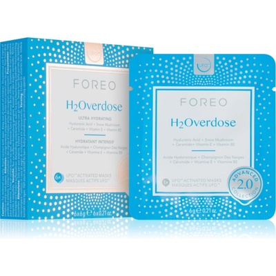 FOREO UFO H2Overdose хидратираща маска за лице 6 бр