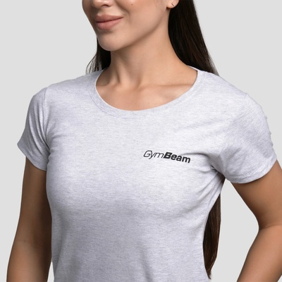 GymBeam Dámske tričko Basic Heather Grey