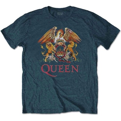 Queen Classic Crest Denim Blue L Риза (QUTS03MD03)