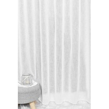 Záclona markizeta plain, Reindrop s olovkom metráž, biela 170 cm