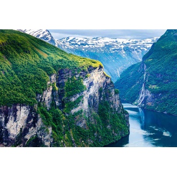 DIMEX ART s. r. o Флизелинов фототапет вълшебна норвежка природа 375 x 250 см