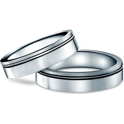 SAVICKI Сватбени халки: титан, плоски, 5 мм