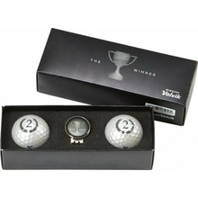 Volvik Champion Box Solice 2 Pack Golf Balls Plus Ball Marker