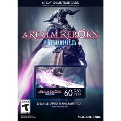 Final Fantasy XIV: A Realm Reborn Prepaid card 60 days