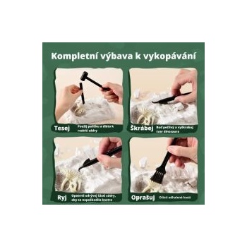 MiDeer Vykopávanie dinosaurov Brontosaurus