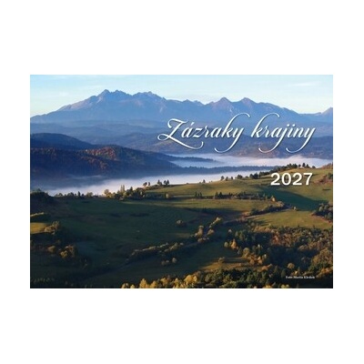 Zázraky krajiny nástenný 2027