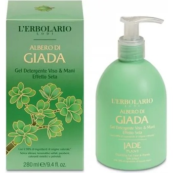 L'Erbolario Di Giada Gel Detergente - Почистващ гел за лице и ръце с копринен ефект 280мл