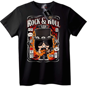 NOONEBRAND Тениска Рок & Рол Slash - 4XL, Black