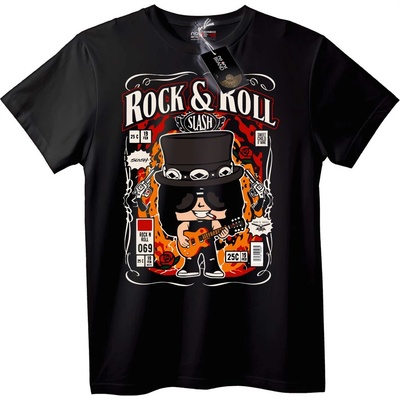 NOONEBRAND Тениска Рок & Рол Slash - 4XL, Black