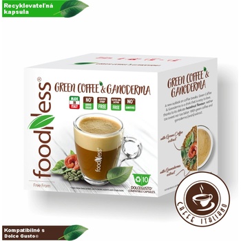 Foodness Zelená káva s Reishi 10 kapsúl 12 g