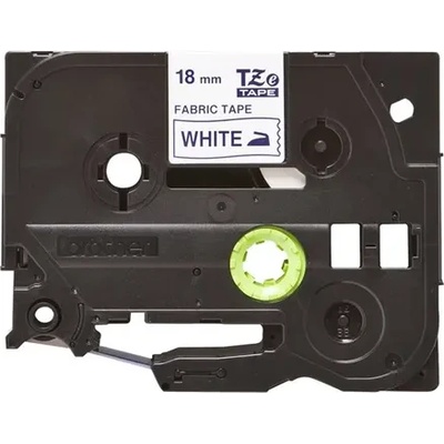 Brother Tape TZeFA4B 18mm Blue on White background Thermo sticky 3M (TZEFA4)