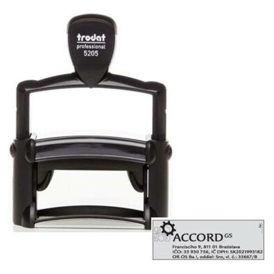 Trodat Professional 5205 70x25mm odtlačok čierny TR005205