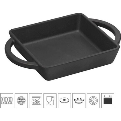 Lava Metal Zapékací mísa Litinová servírovací miska 12x12 cm LVECOPTV1212