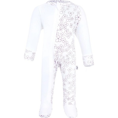 Little Angel Overal tenký Tisk DR Outlast®UV faktor bílá kytička