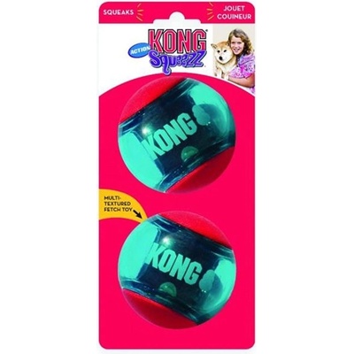 Kong Squeezz action míč L 8 cm 2 ks