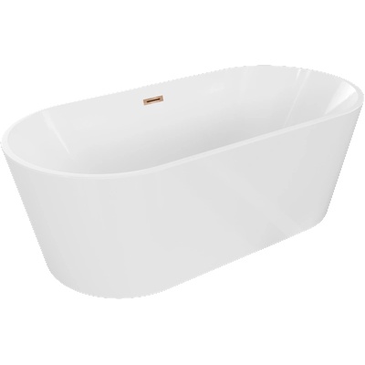 Mexen Luna 160x75 cm white/rose gold (52031607500-60)