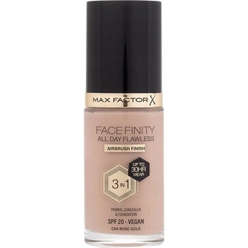 Max Factor Facefinity All Day Flawless make-up 3v1 64 Rose Gold 30 ml