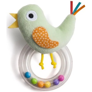 Taf Toys Бебешка мека дрънкалка Taf Toys - Веселото пиленце (TT12055)
