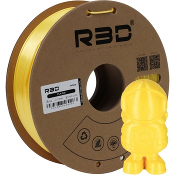 R3D PLA Silk Yellow - 1.75 mm / 1000 g (R3DA102S)